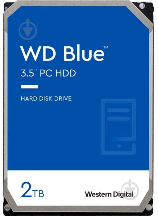 Жесткий диск WD Blue 2 ТБ 3,5" ATA (WD20EARZ) - фото 1