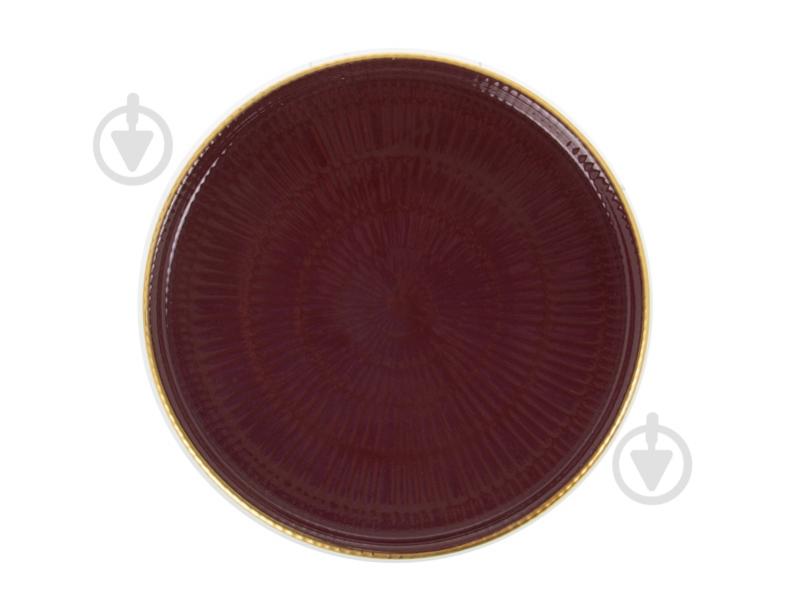 Тарілка обідня Alba ceramics Bordeaux 20,5 см 769-054 - фото 1 Тарілка обідня Alba ceramics Bordeaux 20,5 см 769-054 - фото 1
