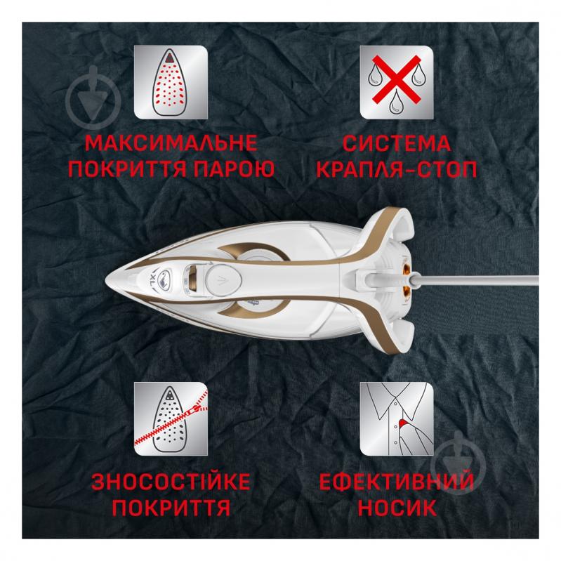 Утюг Tefal PUREGLISS Coppertinto & White FV8042E0 - фото 6