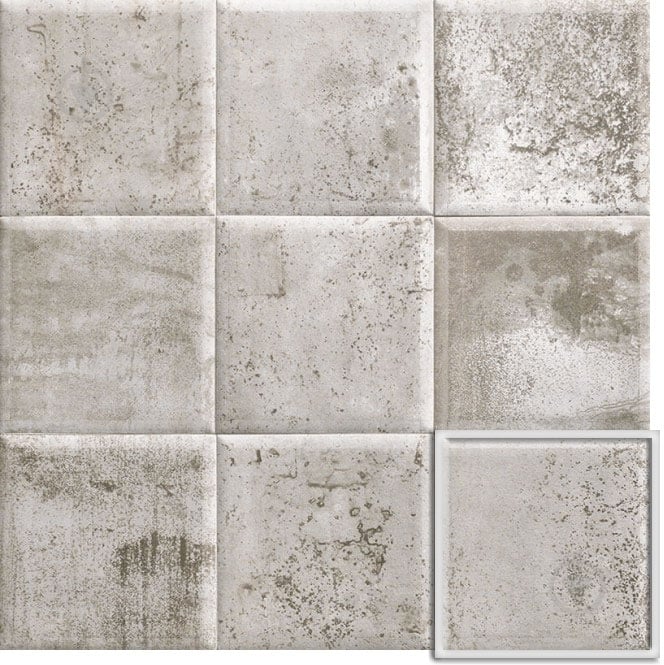 Плитка Mainzu Tin-Tile Grey 20x20 см - фото 1