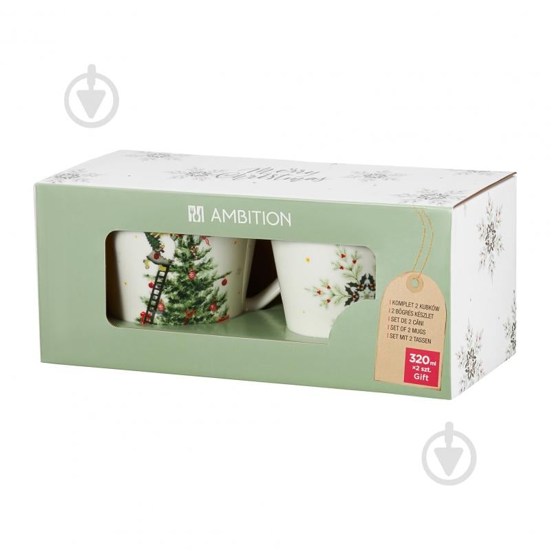 Набір чашок Ambition Christmas Tree 320 мл 2 шт. - фото 4