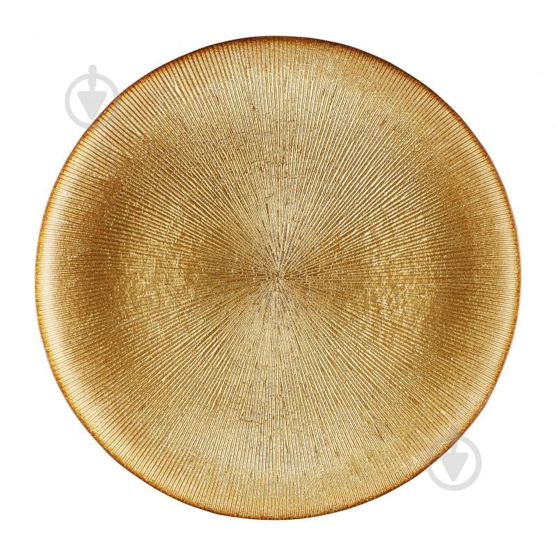 Блюдо для торта Ambition 27 см золото - фото 1