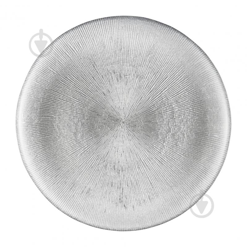 Блюдо для торта Ambition 27 см, срібло - фото 1 Блюдо для торта Ambition 27 см, срібло - фото 1