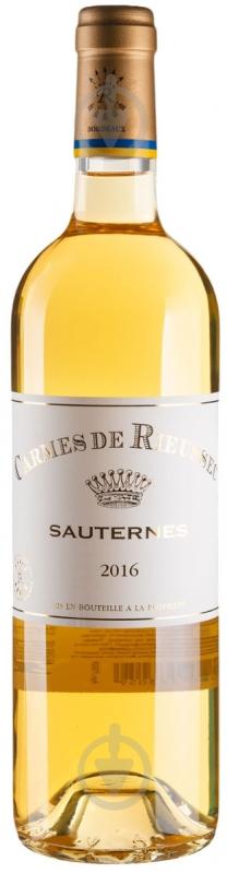 Вино Les Carmes de Rieussec Les Carmes de Rieussec 2016 0,75 л - фото 1 Вино Les Carmes de Rieussec Les Carmes de Rieussec 2016 0,75 л - фото 1