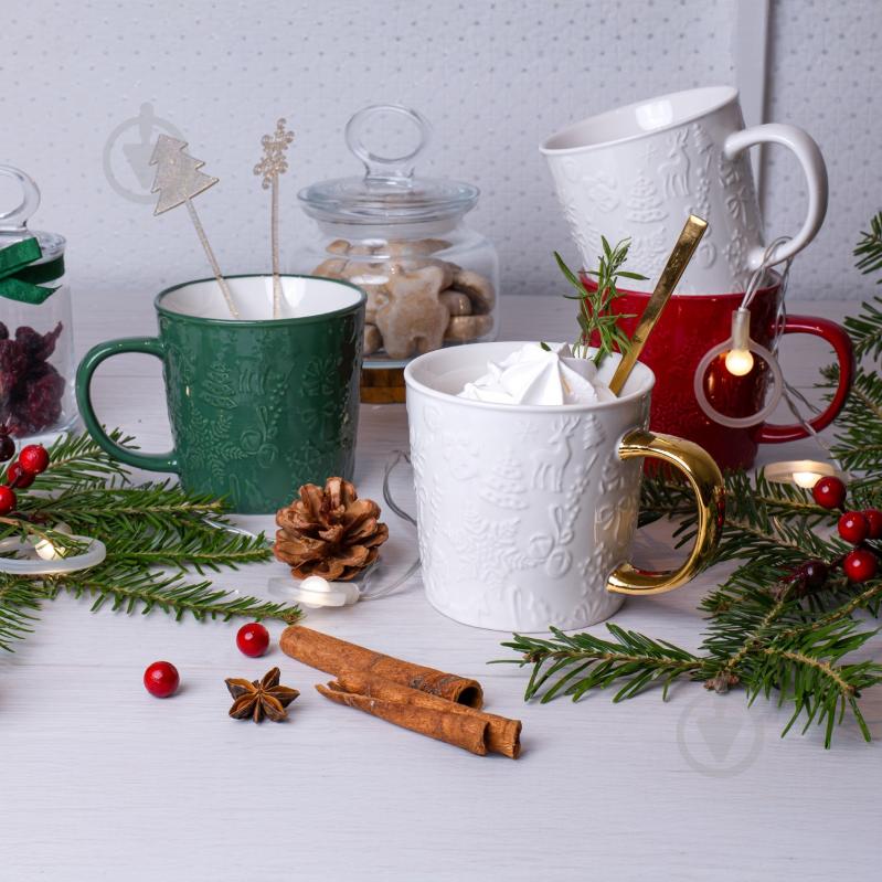 Чашка Ambition Frosty 380 мл біла (67838) - фото 1