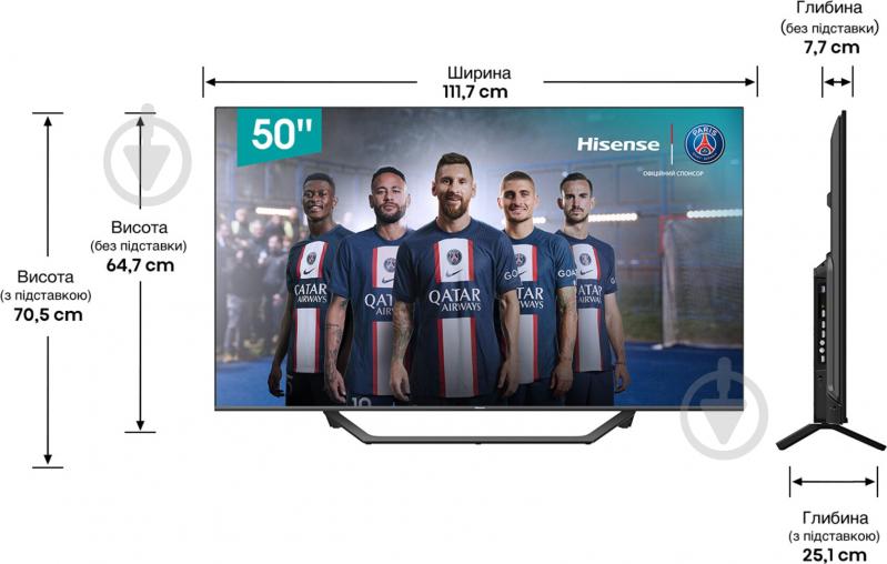 Телевизор Hisense 50A7GQ - фото 4