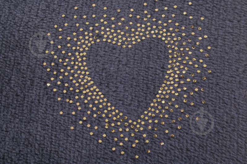 Плед Basic Shine Hearts 160x200 см синий La Nuit - фото 2