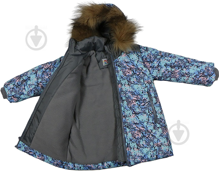 Куртка дитяча для дівчинки DaNa-kids р.116 блакитний 55034 - фото 2