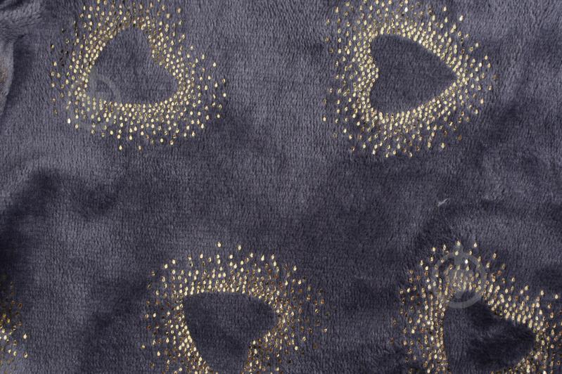 Плед Basic Shine Hearts 200x220 см синий La Nuit - фото 2