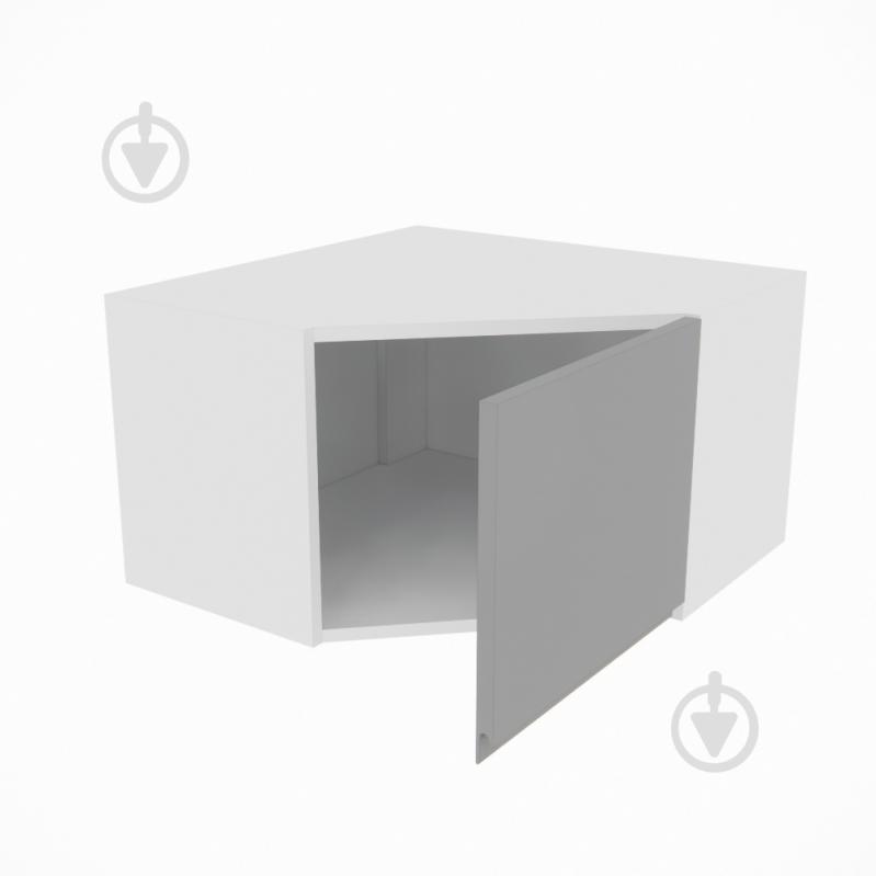 Шкаф Влада (А 60х60 (320)правая) серый бархат/белый Світ Меблів - фото 2 Шкаф Влада (А 60х60 (320)правая) серый бархат/белый Світ Меблів - фото 2