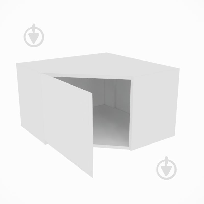 Шкаф Влада (А 60х60 (320)левая) белый шелк/белый Світ Меблів - фото 2 Шкаф Влада (А 60х60 (320)левая) белый шелк/белый Світ Меблів - фото 2