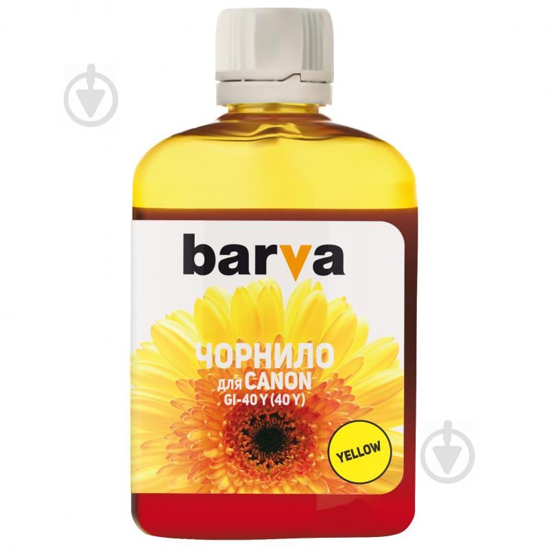 Чорнило Barva Canon GI-40 Y (Pixma G5040/G6040/G7040) (40 M) 100 мл (CGI40-746) yellow - фото 2