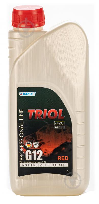 Антифриз MFC TRIOL Professional від -40 до +110 1 л червоний - фото 1