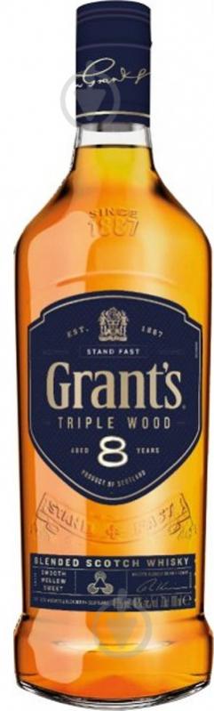 Віскі Grants Triplewood 8 yo 0,7 л - фото 1