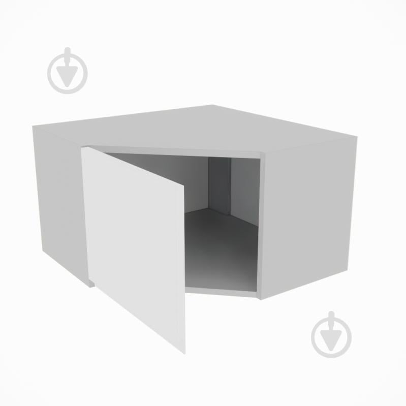 Шкаф Влада (А 60х60 (320)левая) белый шелк/пепельный Світ Меблів - фото 2 Шкаф Влада (А 60х60 (320)левая) белый шелк/пепельный Світ Меблів - фото 2