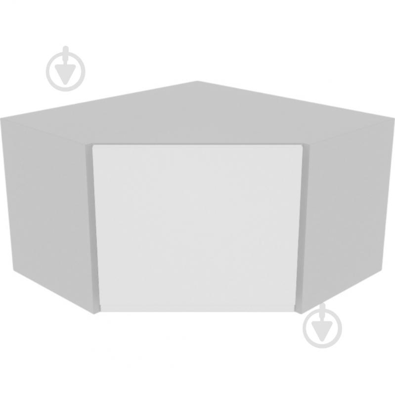 Шкаф Влада (А 60х60 (320)левая) белый шелк/пепельный Світ Меблів - фото 1 Шкаф Влада (А 60х60 (320)левая) белый шелк/пепельный Світ Меблів - фото 1