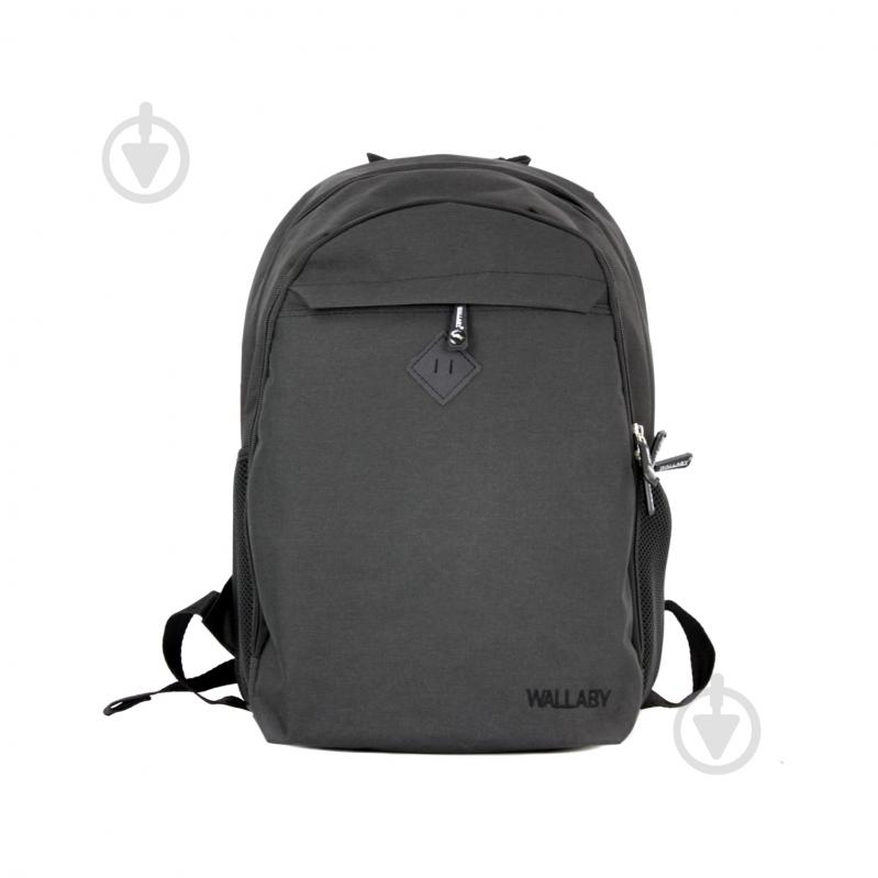 Рюкзак молодежный Wallaby 147-черный - фото 1