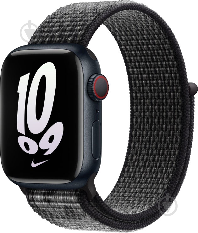 Ремінець Apple Watch 41 mm Nike Sport Loop black/summit white (MPHW3ZM/A) - фото 2