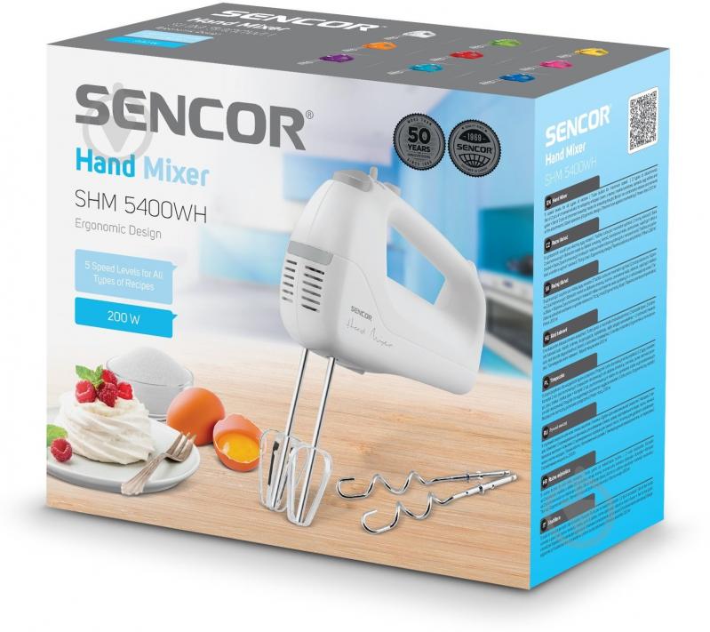 Миксер Sencor SHM5400WH белый - фото 7