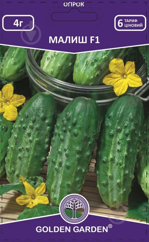Семена Golden Garden огурец Малыш F1 4 г (4820164125847) - фото 1 Семена Golden Garden огурец Малыш F1 4 г (4820164125847) - фото 1
