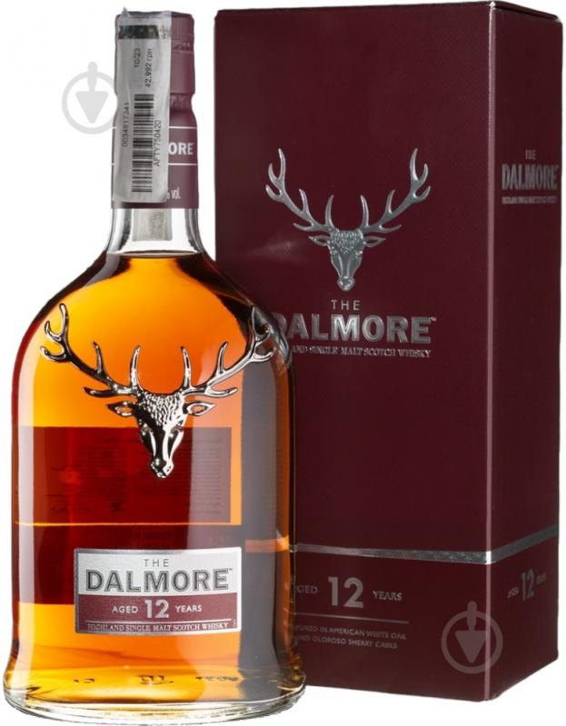 Виски Dalmore односолодовый "Dalmore 12yo" 0,75 л - фото 1