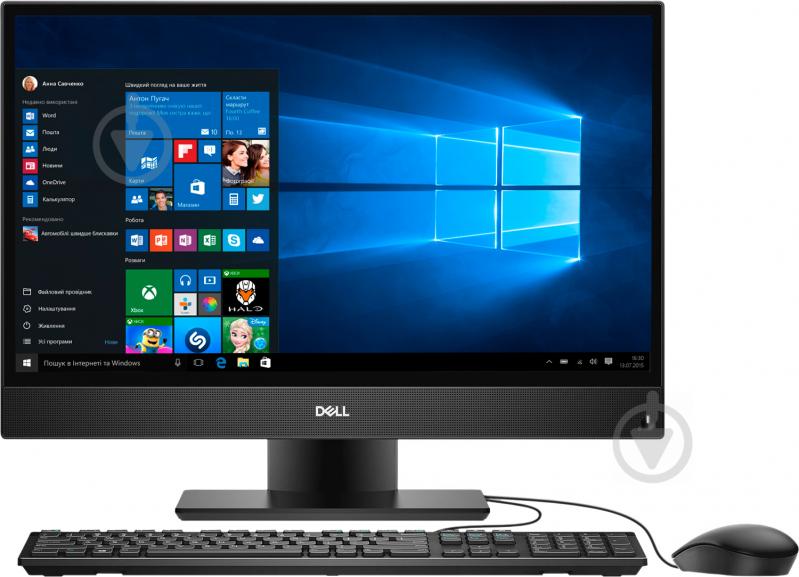 Моноблок Dell Optiplex 5260 21.5" (N028O5260AIO) black - фото 1