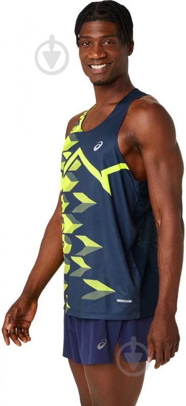 Майка Asics LIGHT GRAPHIC SINGLET 2011D123-400 р.M синий - фото 3