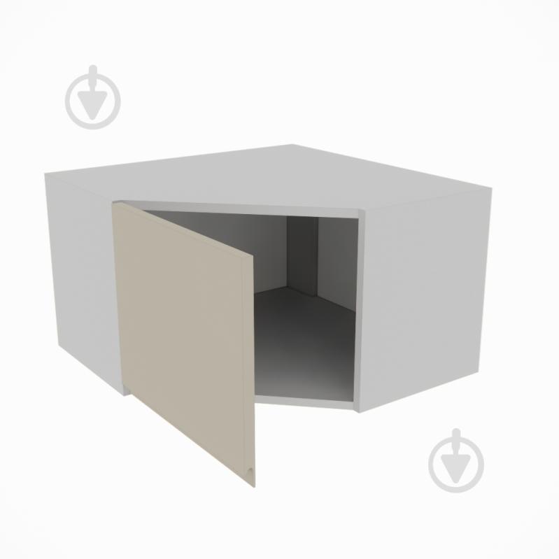 Шкаф Влада (А 60х60 (320)левая) айвори/пепельный Світ Меблів - фото 2 Шкаф Влада (А 60х60 (320)левая) айвори/пепельный Світ Меблів - фото 2