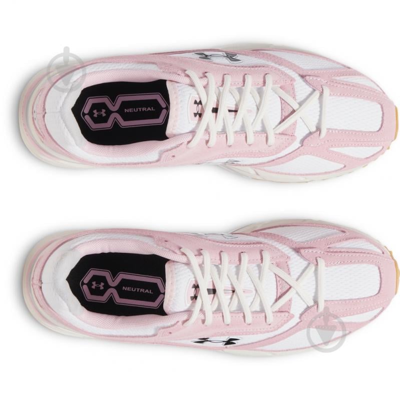 Кросівки жіночі демісезонні Under Armour HOVR Apparition RTRFTR SD 3027596-104 р.38,5 біло-рожеві - фото 4