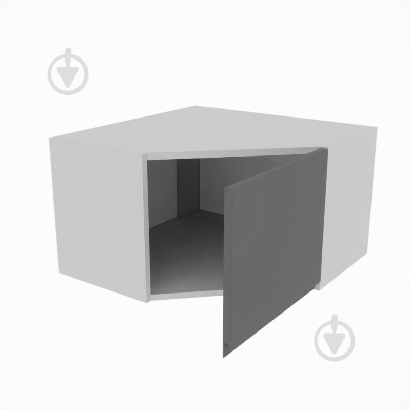 Шкаф Влада (А 60х60 (320)правая) графит/пепельный Світ Меблів - фото 2