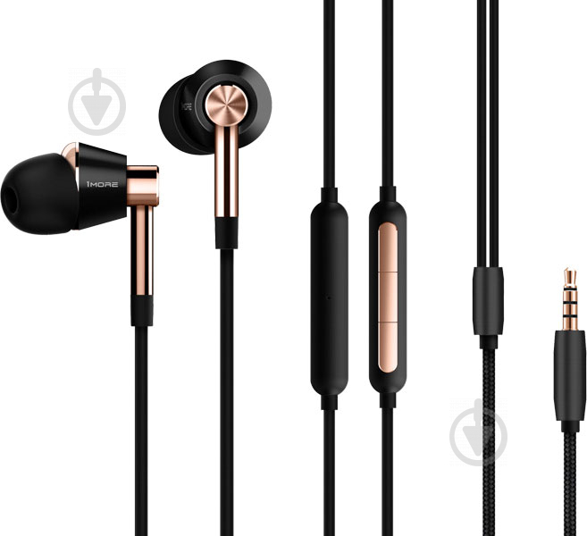 Гарнитура 1More Triple Driver In-Ear Headphones gold - фото 2