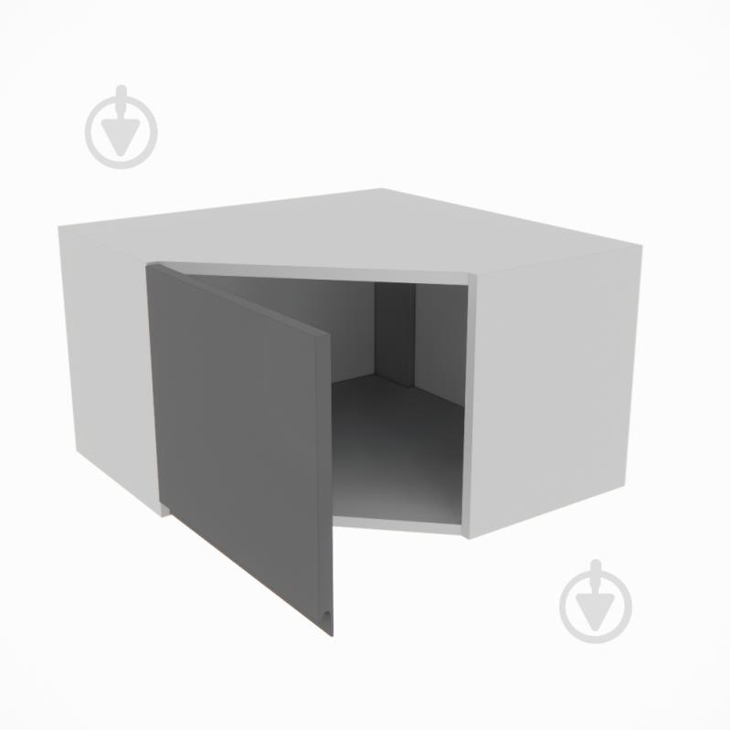 Шкаф Влада (А 60х60 (320)левая) графит/пепельный Світ Меблів - фото 2 Шкаф Влада (А 60х60 (320)левая) графит/пепельный Світ Меблів - фото 2