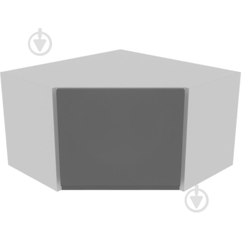 Шкаф Влада (А 60х60 (320)левая) графит/пепельный Світ Меблів - фото 1 Шкаф Влада (А 60х60 (320)левая) графит/пепельный Світ Меблів - фото 1