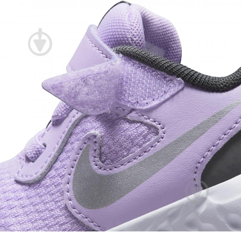 Кросівки для дівчаток Nike REVOLUTION 5 (TDV) BQ5673-509 р.18,5 бузкові - фото 10 Кросівки для дівчаток Nike REVOLUTION 5 (TDV) BQ5673-509 р.18,5 бузкові - фото 10