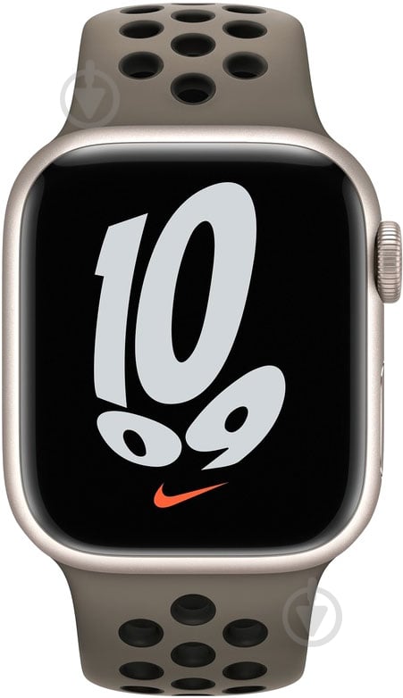 Ремешок Apple Watch 41 mm Nike Sport Band olive grey/black (MPGT3ZM/A) - фото 3