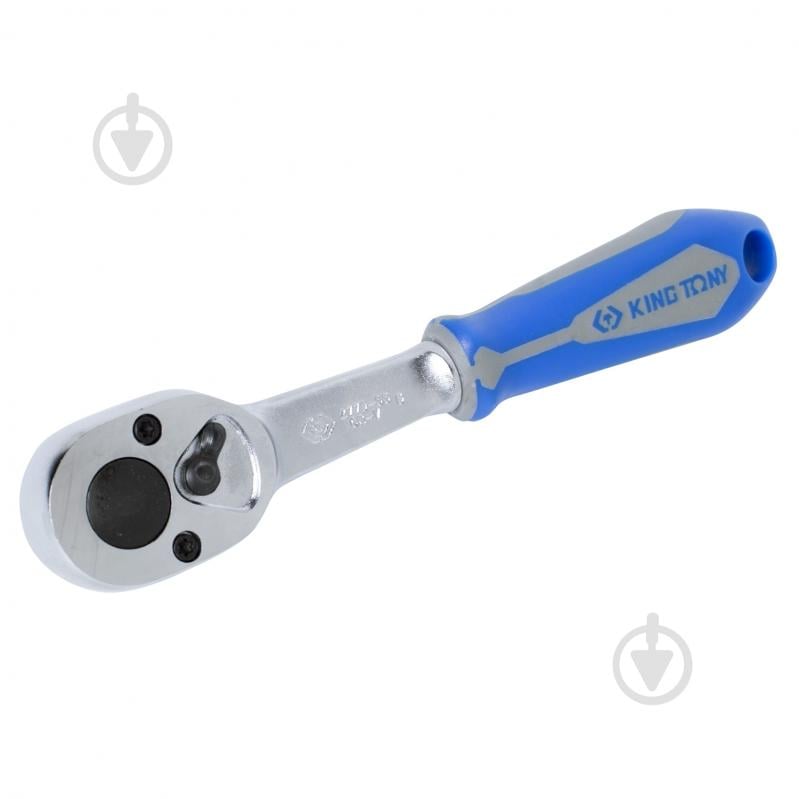 Трещотка 1/4" , 140 мм, 24 зубца, флажковая, фиксатор KING TONY 2779-55G - фото 1 Трещотка 1/4" , 140 мм, 24 зубца, флажковая, фиксатор KING TONY 2779-55G - фото 1