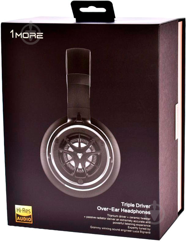 Гарнитура 1More Triple Driver Over-Ear Mic Headphones (H1707) silver - фото 9