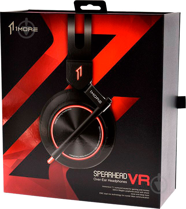 Гарнитура 1More Spearhead VR Over-Ear Mic Headphones (H1005) black - фото 9