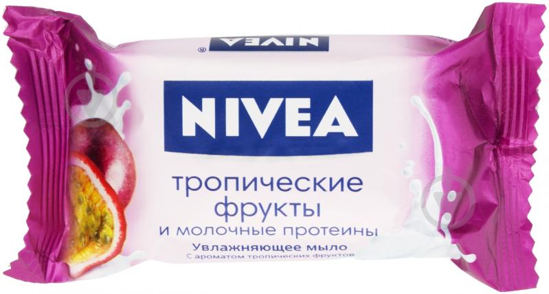 Мыло Nivea Тропические фрукты и молочные протеины 90 г - фото 1