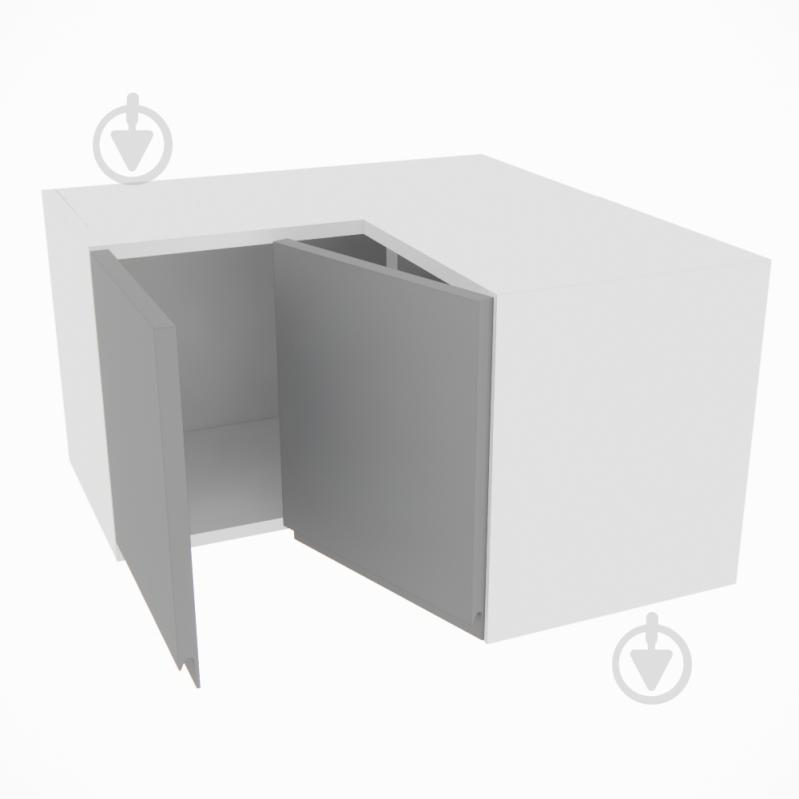 Шафа Влада (А 60х60 прямий (320)ліва) сірий оксамит/білий Світ Меблів - фото 2