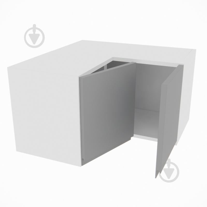 Шафа Влада (А 60х60 прямий (320)права) сірий оксамит/білий Світ Меблів - фото 2 Шафа Влада (А 60х60 прямий (320)права) сірий оксамит/білий Світ Меблів - фото 2