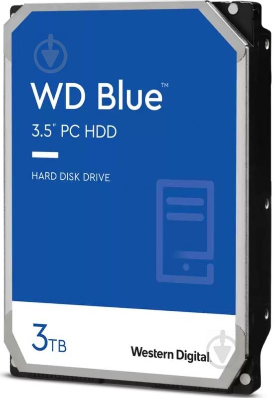 Жесткий диск Western Digital 3 ТБ 3,5" SATA III (WD30EZAZ) blue - фото 2