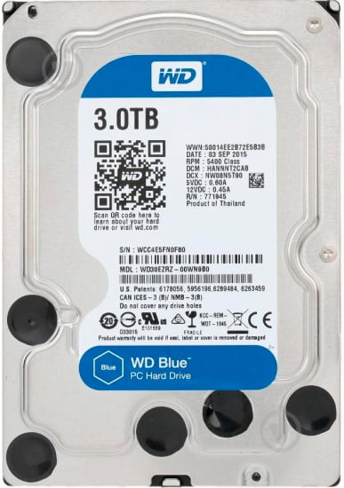 Жесткий диск Western Digital 3 ТБ 3,5" SATA III (WD30EZAZ) blue - фото 3