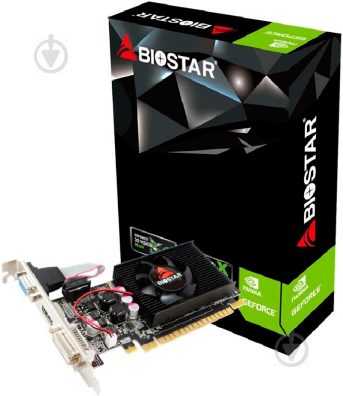 Видеокарта Biostar NVIDIA GeForce GT610 VN6103THX6 2GB DDR3 64bit (GT610-2GB) - фото 1