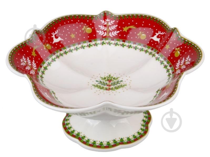 Фруктовниця на ніжці Lefard Christmas Tree 17,5 см 943-143 - фото 1 Фруктовниця на ніжці Lefard Christmas Tree 17,5 см 943-143 - фото 1