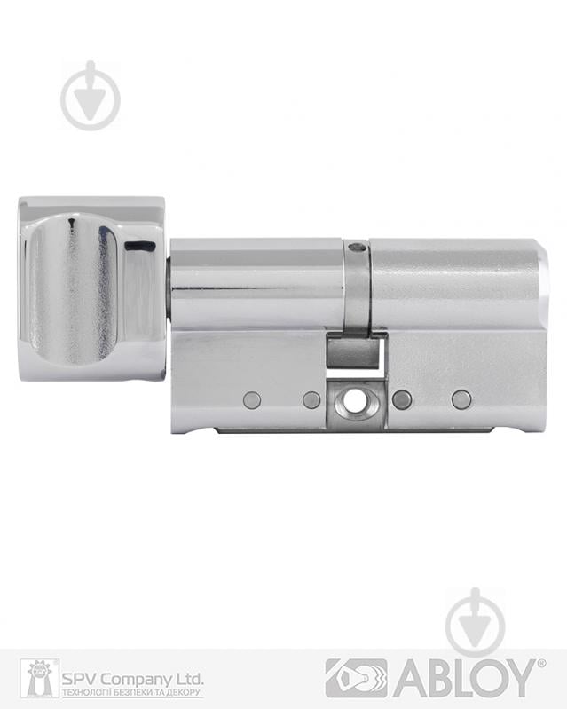 Циліндр Abloy Din Mod KT Hard CY333 Protec2 32x31 ключ-вороток 63 мм полірований хром - фото 4