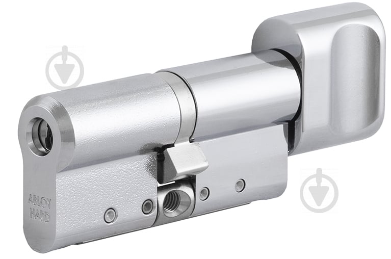 Циліндр Abloy Din Mod KT Hard CY333 Protec2 32x31 ключ-вороток 63 мм полірований хром - фото 1