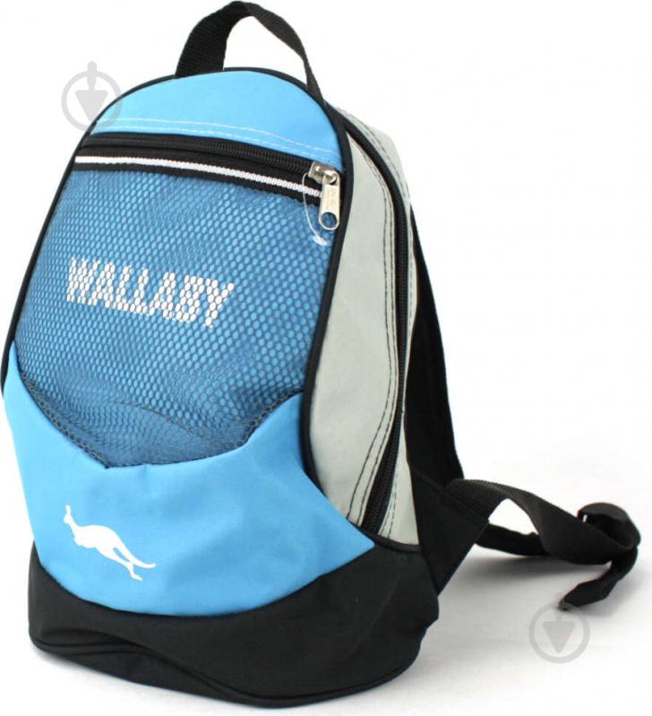 Рюкзак молодіжний Wallaby 152-блакитний - фото 1 Рюкзак молодіжний Wallaby 152-блакитний - фото 1