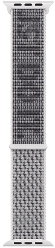 Ремінець Apple Watch 41 mm Nike Sport Loop summit white/black (MPHV3ZM/A) - фото 2