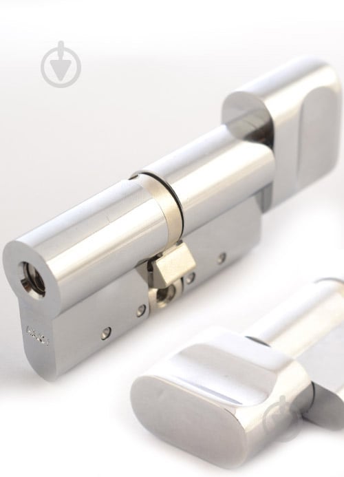 Цилиндр Abloy Din Mod KT CY323 Protec2 41x51 ключ-вороток 92 мм полированный хром - фото 2